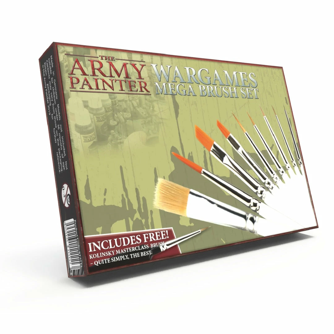 Ozzie Collectables All Board Games Army Painter Starter Set - Mega Brush Set 1 Ozzie Collectables All Board Games Army Painter Starter Set - Mega Brush Set