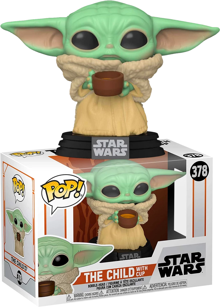 Funko Star Wars: The Mandalorian - The Child With Cup Pop! Vinyl POP! Vinyls 1 Funko Star Wars: The Mandalorian - The Child With Cup Pop! Vinyl POP! Vinyls
