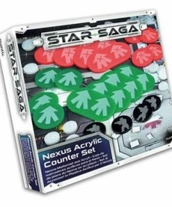 Ozzie Collectables All Board Games Star Saga Nexus Acrylic Counter Set
