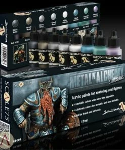 Ozzie Collectables All Board Games Scale 75 Scalecolor Metal N' Alchemy Steel Paint Set