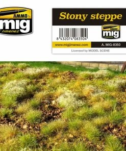 Ozzie Collectables Ammo By MIG Dioramas - Grass Mats - Stony Steppe