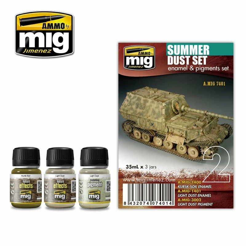 Ozzie Collectables Ammo By MIG Weathering Summer Dust Set 1 Ozzie Collectables Ammo By MIG Weathering Summer Dust Set