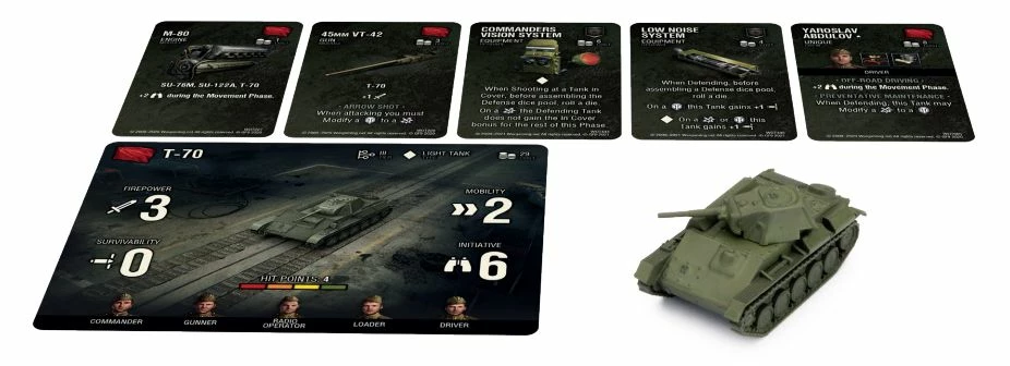 World Of Tanks Miniatures Game Wave 6 Soviet T-70 All Board Games 1 World Of Tanks Miniatures Game Wave 6 Soviet T-70 All Board Games