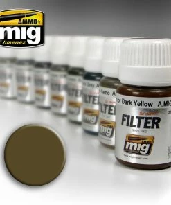 Ozzie Collectables Ammo By MIG Filters Tan For 3 Tone Camo 35ml