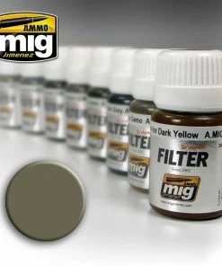 Ozzie Collectables Ammo By MIG Filters Tan For Yellow Green 35ml All Board Games