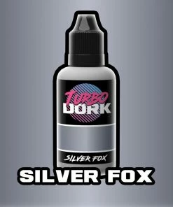 Ozzie Collectables Turbo Dork Silver Fox Metallic Acrylic Paint 20ml Bottle