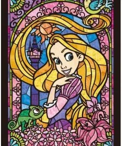 Tenyo Puzzle Disney Rapunzel Stained Glass Puzzle 266 Pieces