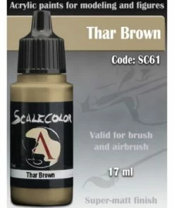 Ozzie Collectables Scale 75 Scalecolor Thar Brown 17ml All Board Games