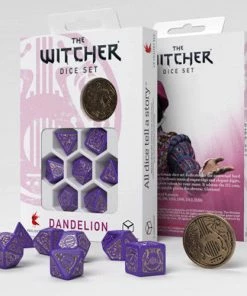 Q Workshop Dice Sets The Witcher Dice Set Dandelion - Viscount De Letternhove