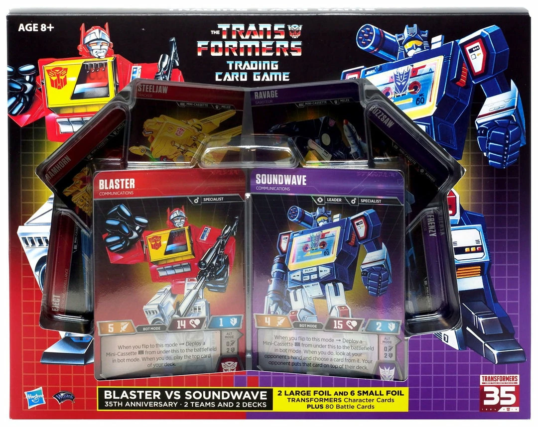 Wizards Of The Coast Transformers TCG Blaster Vs Soundwave Deck (6 Decks In Display) 1 Wizards Of The Coast Transformers TCG Blaster Vs Soundwave Deck (6 Decks In Display)