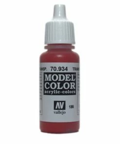 Ozzie Collectables Vallejo Model Colour - Transparent Red 17 Ml