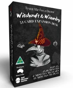 Half Monster Games Game Expansions Trust Me I'm A Doctor Witchcraft & Wizardry Expansion