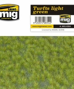 Ozzie Collectables All Board Games Ammo By MIG Dioramas - Grass Mats - Turfs Light Green