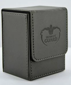 Ozzie Collectables Ultimate Guard Flip Deck Case 80+ Standard Size Black Deck Box