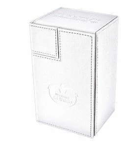 Ozzie Collectables Ultimate Guard Flip N Tray Deck Case 80+ Standard Size XenoSkin White Deck Box
