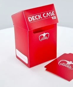 Ozzie Collectables All Board Games Ultimate Guard Deck Case 80+ Standard Size Red Deck Box