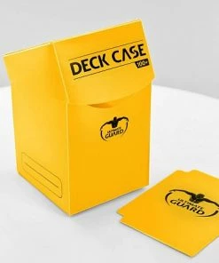 Ozzie Collectables All Board Games Ultimate Guard Deck Case 100+ Standard Size Yellow Deck Box