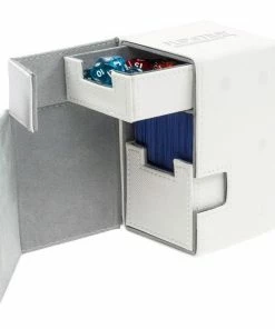 Ozzie Collectables Ultimate Guard Flip N Tray Deck Case 100+ Standard Size XenoSkin White Deck Box All Board Games