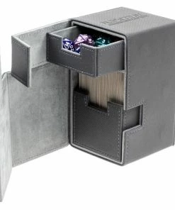 Ozzie Collectables All Board Games Ultimate Guard Flip N Tray Deck Case 100+ Standard Size XenoSkin Grey Deck Box