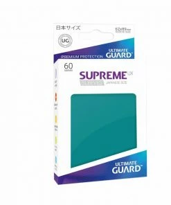 Ozzie Collectables Ultimate Guard Supreme UX Sleeves Japanese Size Petrol Blue (60) All Board Games