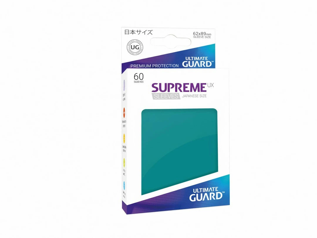 Ozzie Collectables Ultimate Guard Supreme UX Sleeves Japanese Size Petrol Blue (60) All Board Games 1 Ozzie Collectables Ultimate Guard Supreme UX Sleeves Japanese Size Petrol Blue (60) All Board Games