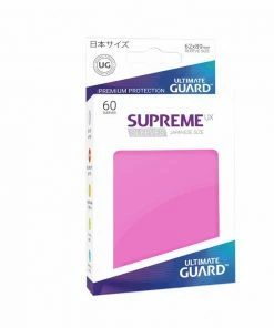 Ozzie Collectables Ultimate Guard Supreme UX Sleeves Japanese Size Pink (60) All Board Games