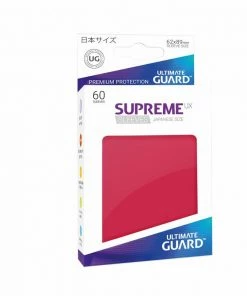 Ozzie Collectables Ultimate Guard Supreme UX Sleeves Japanese Size Red (60)