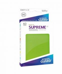 Ozzie Collectables Ultimate Guard Supreme UX Sleeves Japanese Size Matte Light Green (60) All Board Games
