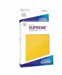 Ozzie Collectables All Board Games Ultimate Guard Supreme UX Sleeves Japanese Size Matte Yellow (60)