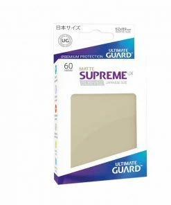 Ozzie Collectables All Board Games Ultimate Guard Supreme UX Sleeves Japanese Size Matte Sand (60)