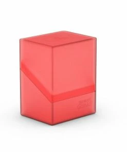 Ozzie Collectables Ultimate Guard Boulder Deck Case 80+ Standard Size Ruby Deck Box
