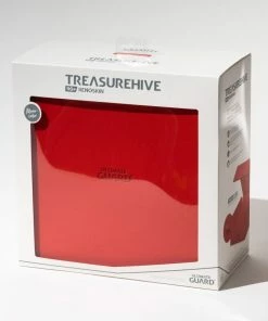 Ozzie Collectables Ultimate Guard Treasurehive 90+ XenoSkin Red Deck Box