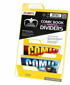 Ozzie Collectables All Board Games Ultimate Guard Premium Comic Book Dividers Yellow (25)