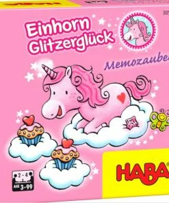 Ozzie Collectables Unicorn Glitterluck - Magic Matching Game - Einhorn Glitzergluck All Board Games