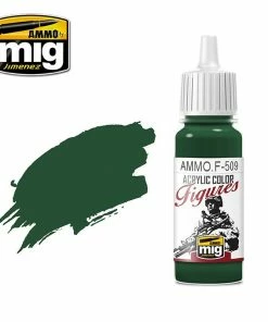 Ozzie Collectables Ammo By MIG Figures Paints Uniform Green Base 17ml