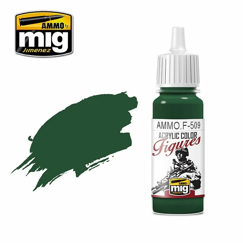 Ozzie Collectables Ammo By MIG Figures Paints Uniform Green Base 17ml 1 Ozzie Collectables Ammo By MIG Figures Paints Uniform Green Base 17ml