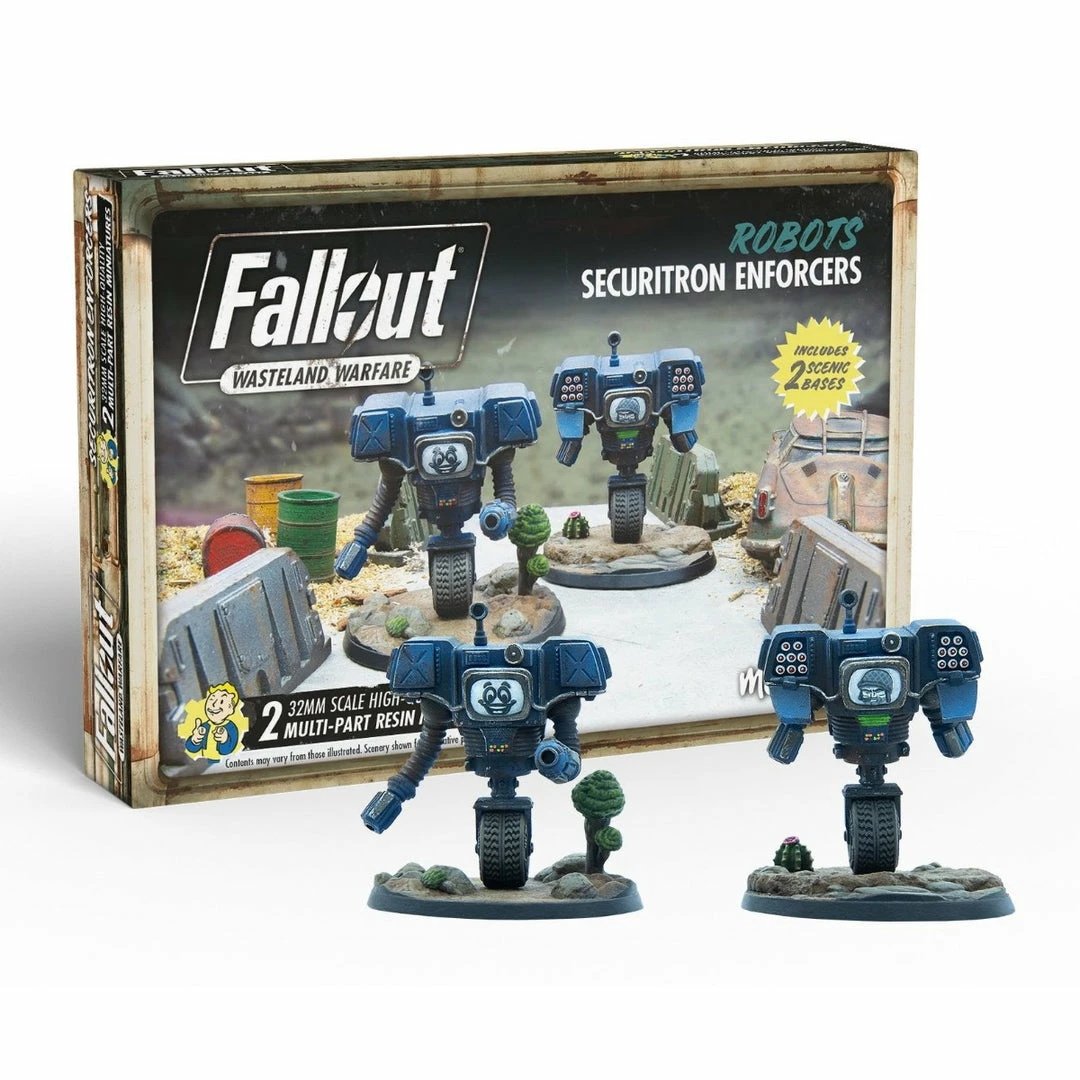 Ozzie Collectables Fallout Wasteland Warfare - Robots Securitron Enforcers 1 Ozzie Collectables Fallout Wasteland Warfare - Robots Securitron Enforcers