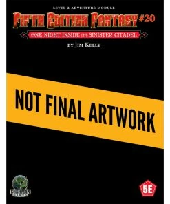 Ozzie Collectables Fifth Edition Fantasy Adventure #20 - One Night Inside The Sinister Citadel All Board Games