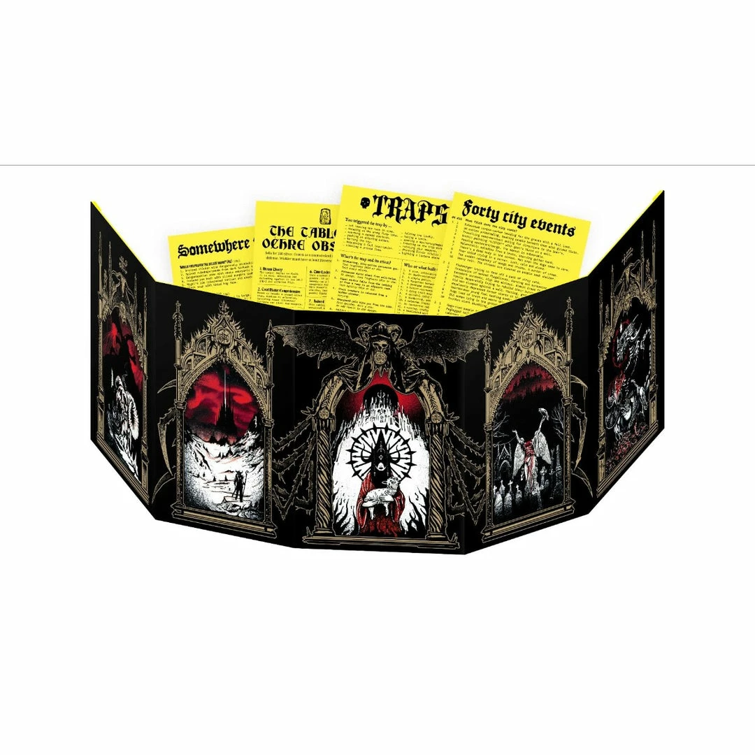 Ozzie Collectables Mork Borg RPG - GM Screen 1 Ozzie Collectables Mork Borg RPG - GM Screen