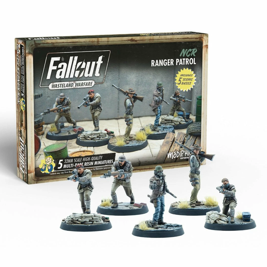 Ozzie Collectables Fallout Wasteland Warfare - NCR Ranger Patrol All Board Games 1 Ozzie Collectables Fallout Wasteland Warfare - NCR Ranger Patrol All Board Games