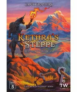 Ozzie Collectables Cartographers Map Pack 5 - Kethra's Steppe All Board Games