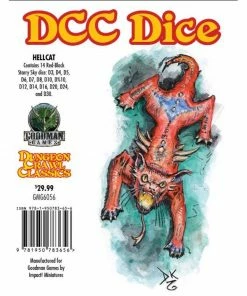 Ozzie Collectables Dungeon Crawl Classics - DCC Dice - Hellcat All Board Games
