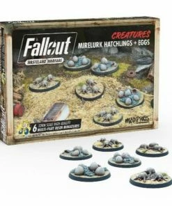 Ozzie Collectables Fallout - Wasteland Warfare - Mirelurk Hatchlings + Eggs