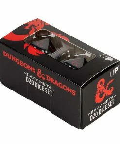 Dungeons & Dragons Heavy Metal D20 Dice Set (2) All Board Games