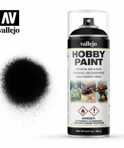 Ozzie Collectables All Board Games Vallejo Aerosol - Black Primer 400ml