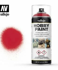 Ozzie Collectables All Board Games Vallejo Aerosol - Bloody Red 400ml