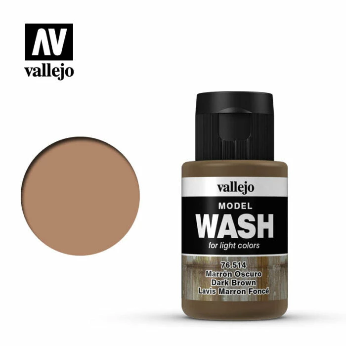 Ozzie Collectables Vallejo Model Wash - Dark Brown 35 Ml All Board Games 1 Ozzie Collectables Vallejo Model Wash - Dark Brown 35 Ml All Board Games
