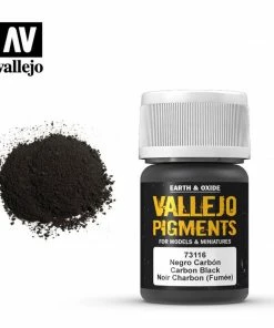 Ozzie Collectables Vallejo Pigments - Carbon Black (Smoke Black) 30 Ml All Board Games