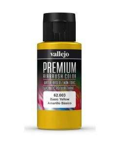 Ozzie Collectables Vallejo Premium Colour - Basic Yellow 60 Ml