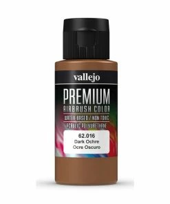 Ozzie Collectables All Board Games Vallejo Premium Colour - Dark Ochre 60 Ml